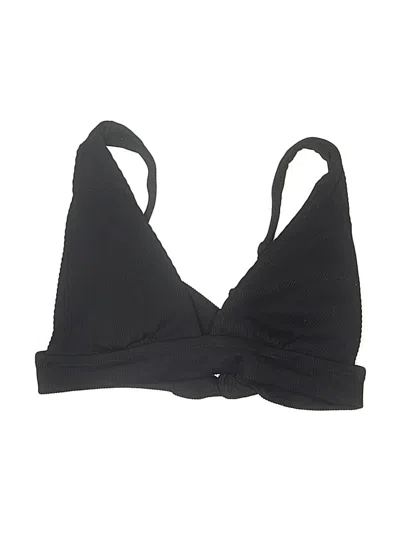 Pre-owned Aerie Swimsuit Top Black Swimwear