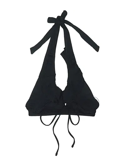 Pre-owned Aerie Swimsuit Top Black Swimwear