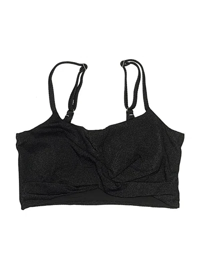 Pre-owned Aerie Swimsuit Top Black Swimwear