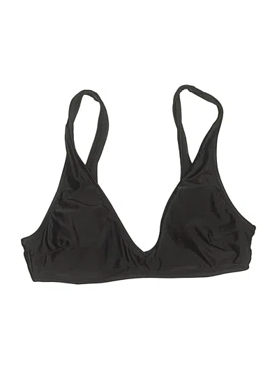 Pre-owned Aerie Swimsuit Top Black Swimwear