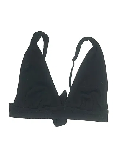 Pre-owned Aerie Swimsuit Top Black Swimwear