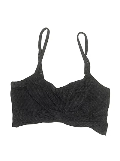 Pre-owned Aerie Swimsuit Top Black Swimwear