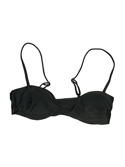 Pre-owned Aerie Swimsuit Top Black Swimwear