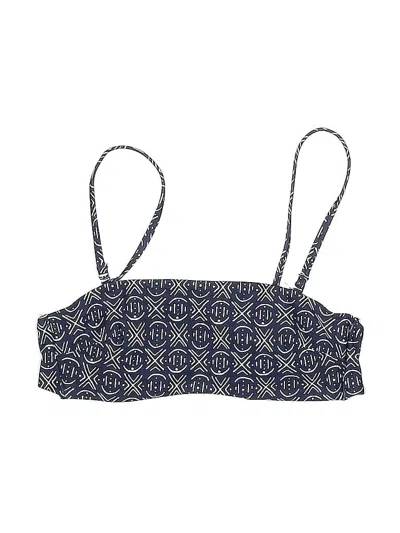 Pre-owned Aerie Swimsuit Top Blue Swimwear