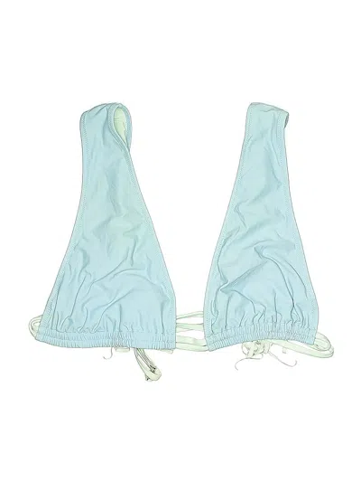 Pre-owned Aerie Swimsuit Top Blue Swimwear