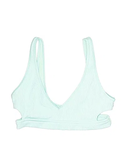 Pre-owned Aerie Swimsuit Top Blue Swimwear