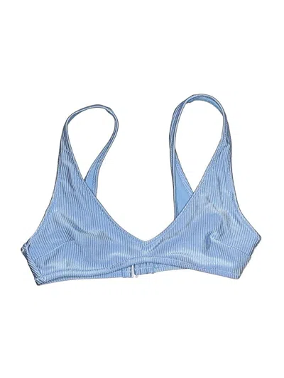 Pre-owned Aerie Swimsuit Top Blue Swimwear