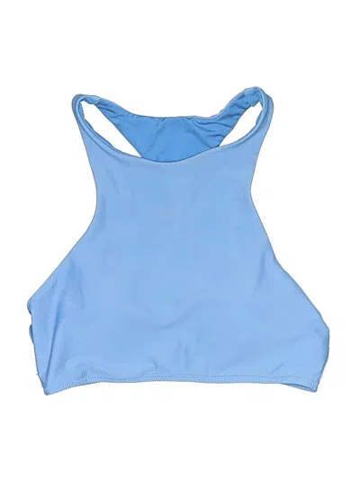 Pre-owned Aerie Swimsuit Top Blue Swimwear