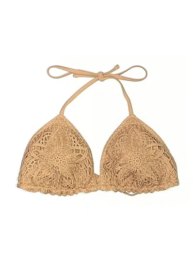 Aerie Swimsuit Top Gold Swimwear