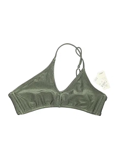 Aerie Swimsuit Top Green Camo Pattern Swimwear