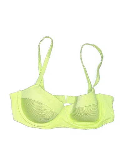 Pre-owned Aerie Swimsuit Top Green Swimwear