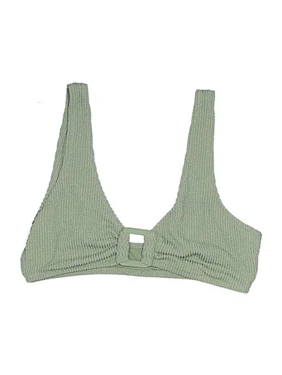 Pre-owned Aerie Swimsuit Top Green Swimwear