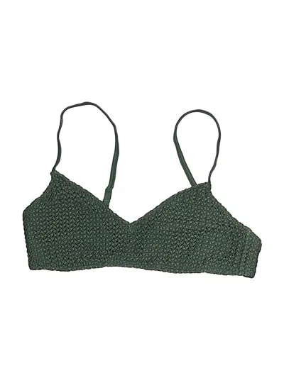 Pre-owned Aerie Swimsuit Top Green Swimwear