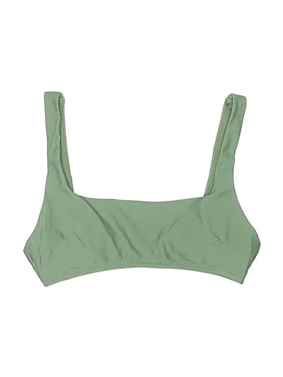 Pre-owned Aerie Swimsuit Top Green Swimwear