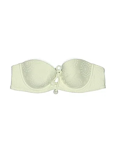 Pre-owned Aerie Swimsuit Top Ivory Swimwear