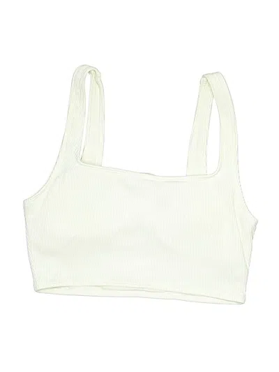 Pre-owned Aerie Swimsuit Top Ivory Swimwear