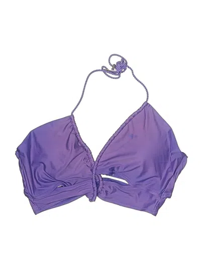 Pre-owned Aerie Swimsuit Top Purple Swimwear