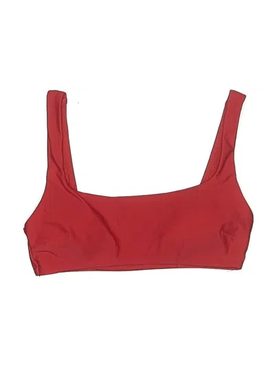 Pre-owned Aerie Swimsuit Top Red Swimwear