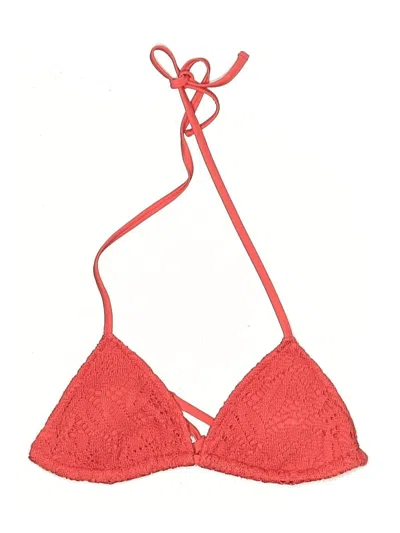 Pre-owned Aerie Swimsuit Top Red Swimwear