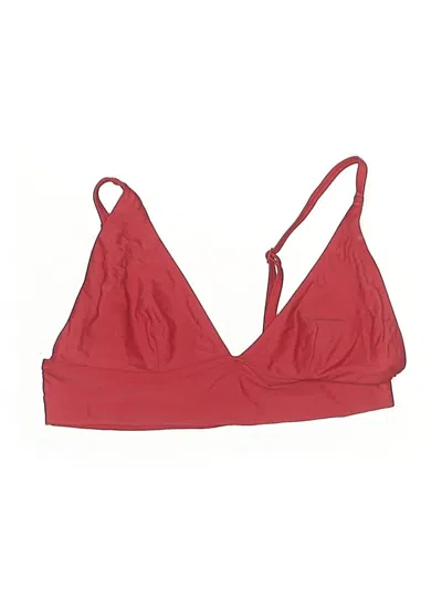 Pre-owned Aerie Swimsuit Top Red Swimwear
