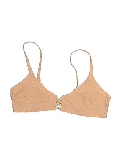 Pre-owned Aerie Swimsuit Top Tan Swimwear