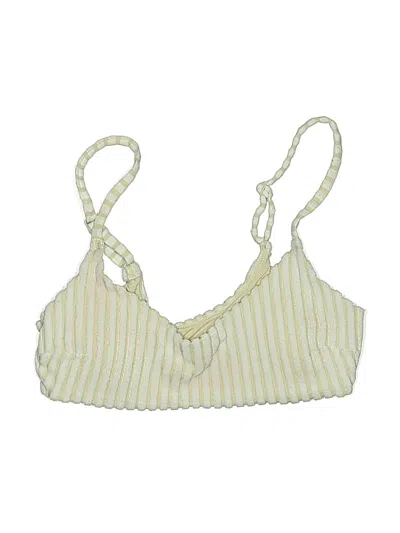 Pre-owned Aerie Swimsuit Top White Swimwear