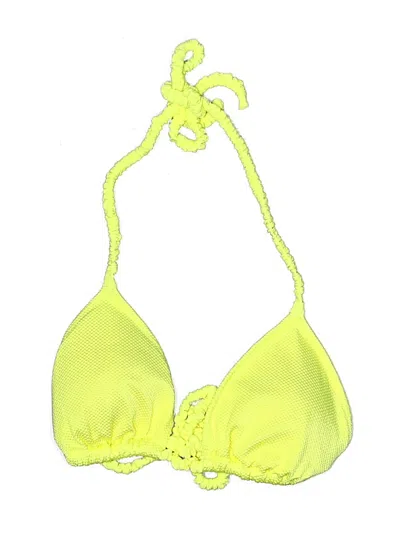 Pre-owned Aerie Swimsuit Top Yellow Swimwear