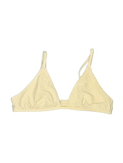Pre-owned Aerie Swimsuit Top Yellow Swimwear