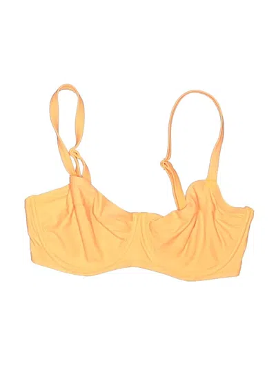 Pre-owned Aerie Swimsuit Top Yellow Swimwear