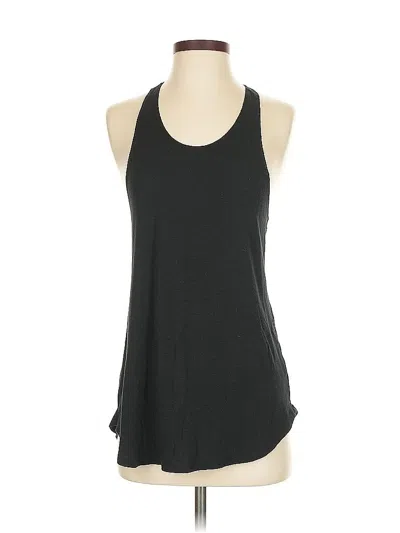 Pre-owned Aerie Tank Top Black Halter Neckline Tops