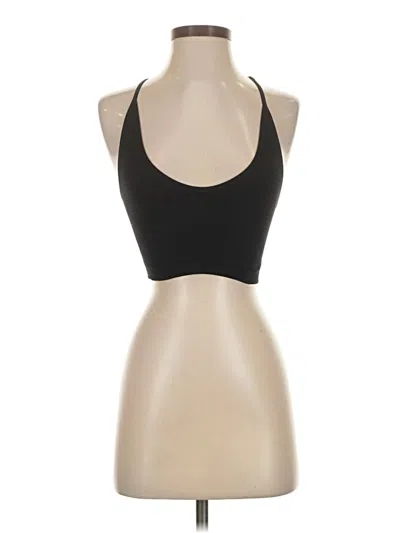 Pre-owned Aerie Tank Top Black Halter Neckline Tops