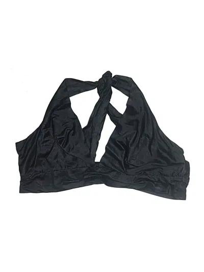 Pre-owned Aerie Tank Top Black Halter Neckline Tops