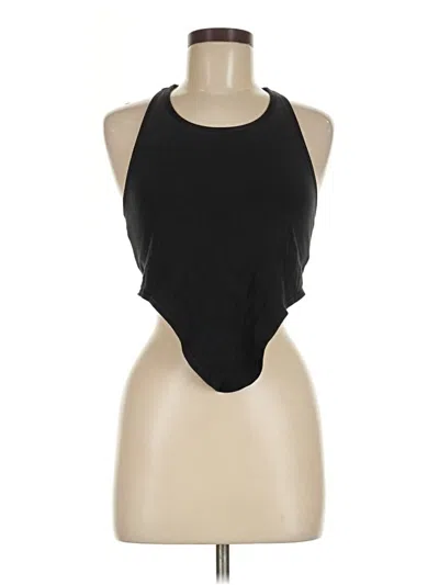 Pre-owned Aerie Tank Top Black Halter Neckline Tops