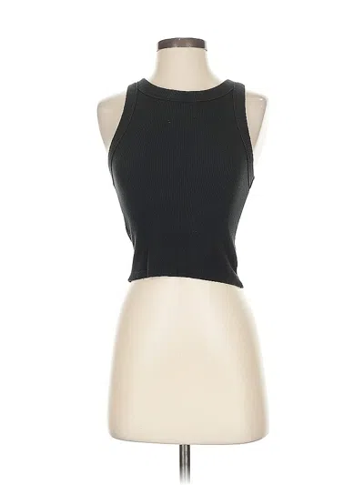 Pre-owned Aerie Tank Top Black Strapless Neckline Tops