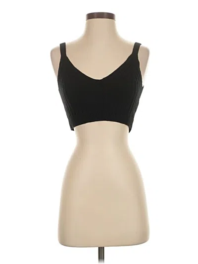 Pre-owned Aerie Tank Top Black Strapless Neckline Tops
