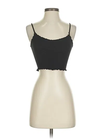 Pre-owned Aerie Tank Top Black Strapless Neckline Tops