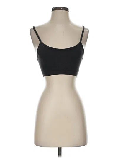 Pre-owned Aerie Tank Top Black Strapless Neckline Tops