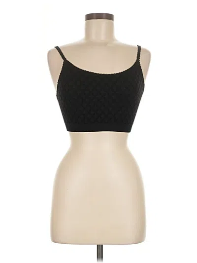 Pre-owned Aerie Tank Top Black Strapless Neckline Tops