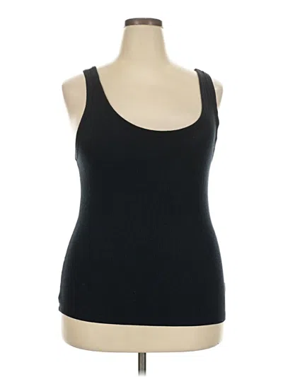 Pre-owned Aerie Tank Top Black Strapless Neckline Tops