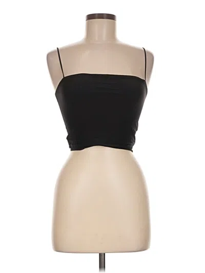 Pre-owned Aerie Tank Top Black Strapless Neckline Tops