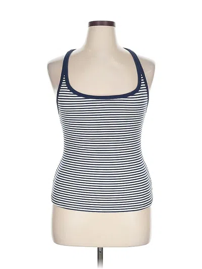 Pre-owned Aerie Tank Top Blue Halter Neckline Tops