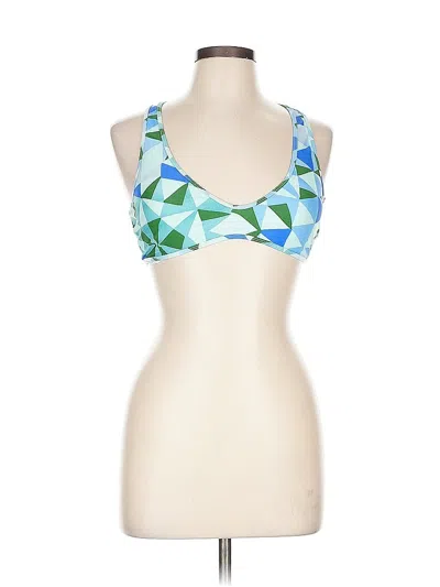 Pre-owned Aerie Tank Top Blue Halter Neckline Tops