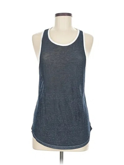 Pre-owned Aerie Tank Top Blue Halter Neckline Tops