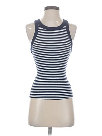 Pre-owned Aerie Tank Top Blue Halter Neckline Tops
