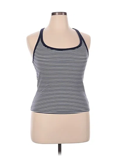 Pre-owned Aerie Tank Top Blue Halter Neckline Tops
