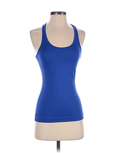 Pre-owned Aerie Tank Top Blue Halter Neckline Tops