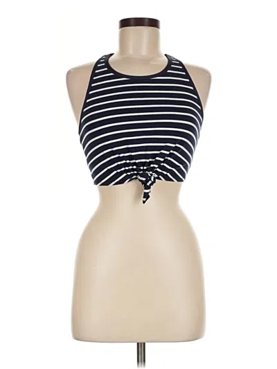 Pre-owned Aerie Tank Top Blue Halter Neckline Tops