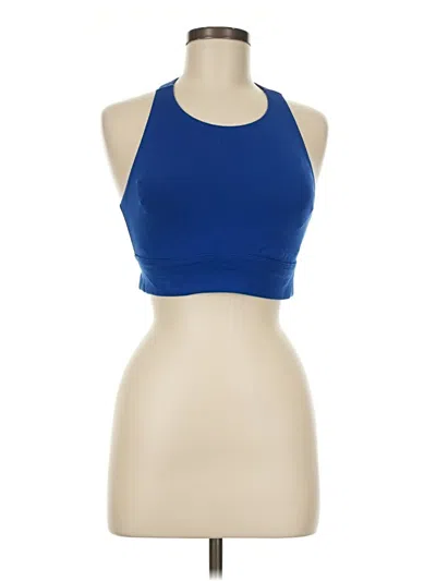 Pre-owned Aerie Tank Top Blue Halter Neckline Tops