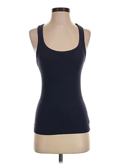 Pre-owned Aerie Tank Top Blue Halter Neckline Tops