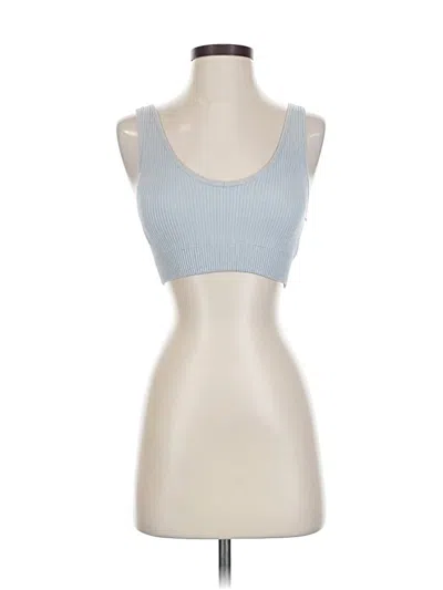 Pre-owned Aerie Tank Top Blue Strapless Neckline Tops